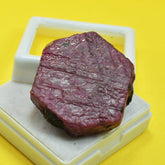 Natural Red Ruby Rough CERTIFIED 120.56 Ct Raw Rough Loose Gemstone Premium Quality Very Big Size Healing Earth Mined Uncut Chunk Red Ruby Gemstone Rough